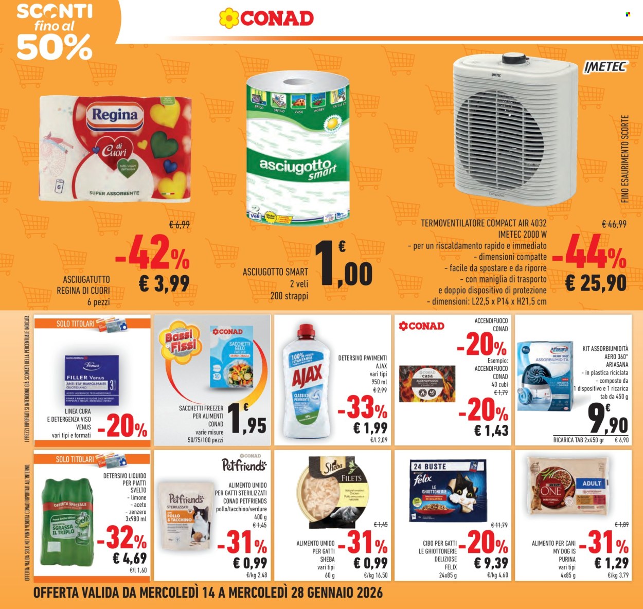 Volantino Conad - 14/1/2026 - 28/1/2026. Pagina 14