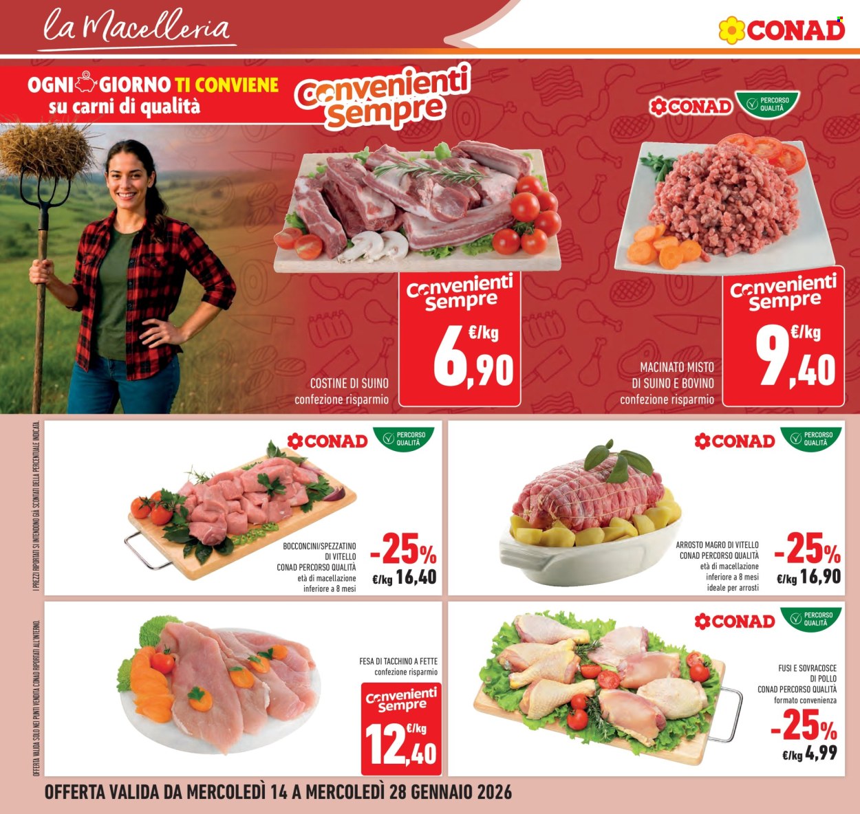 Volantino Conad - 14/1/2026 - 28/1/2026. Pagina 22