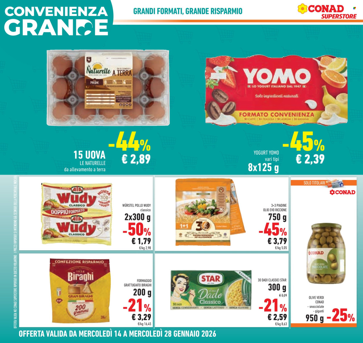 Volantino Conad Superstore - 14/1/2026 - 28/1/2026. Pagina 2