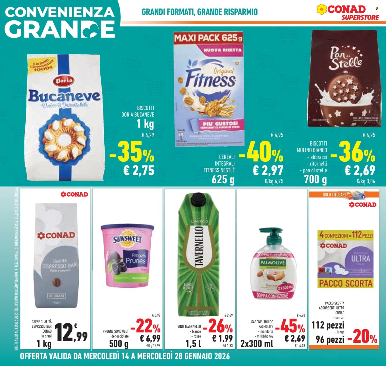 Volantino Conad Superstore - 14/1/2026 - 28/1/2026. Pagina 4