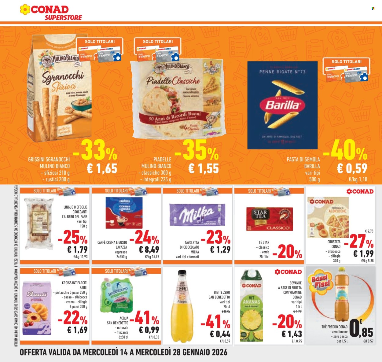 Volantino Conad Superstore - 14/1/2026 - 28/1/2026. Pagina 10