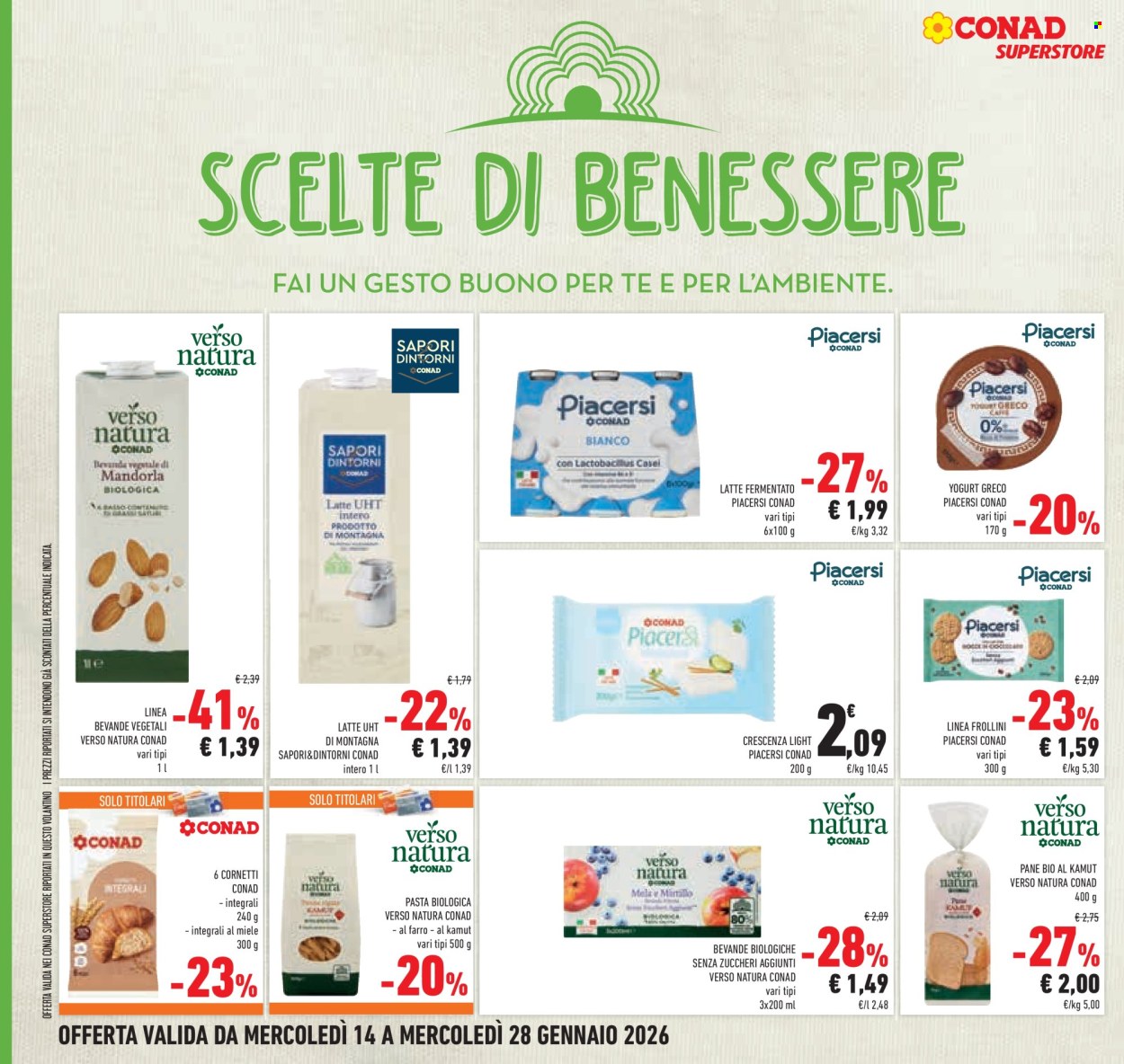 Volantino Conad Superstore - 14/1/2026 - 28/1/2026. Pagina 20
