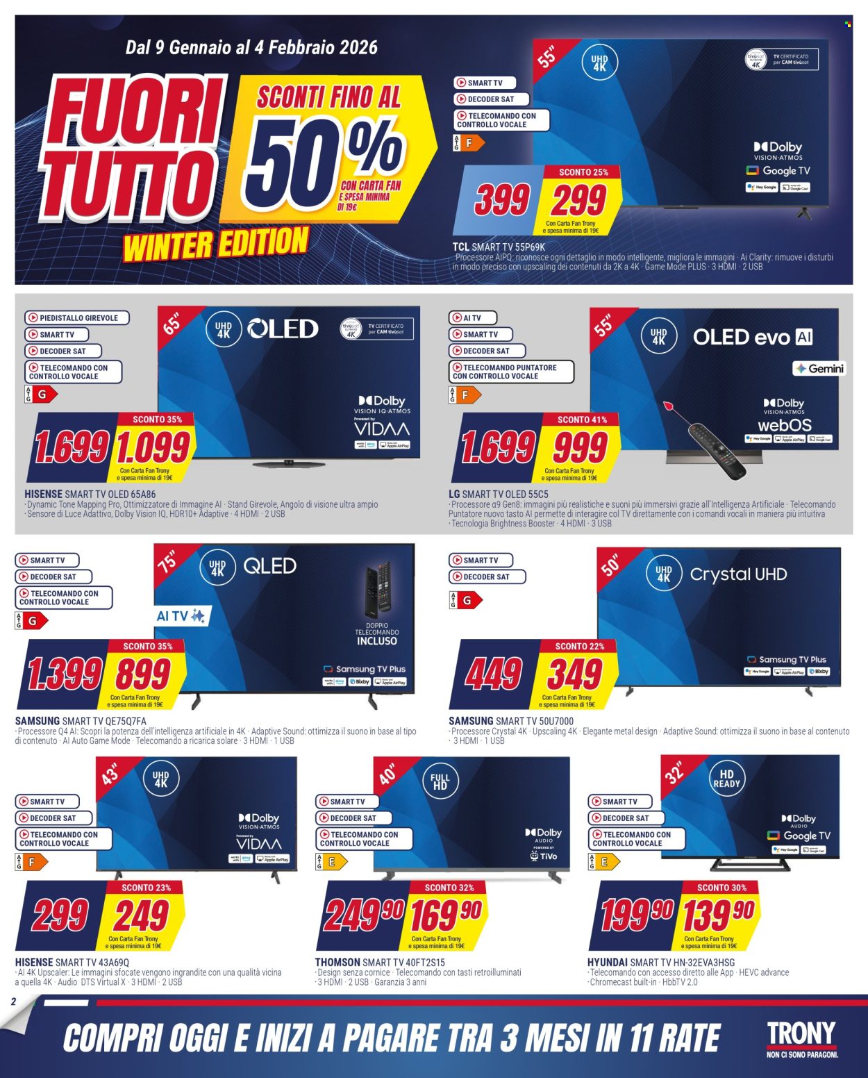 Volantino Trony - 9/1/2026 - 4/2/2026. Pagina 2