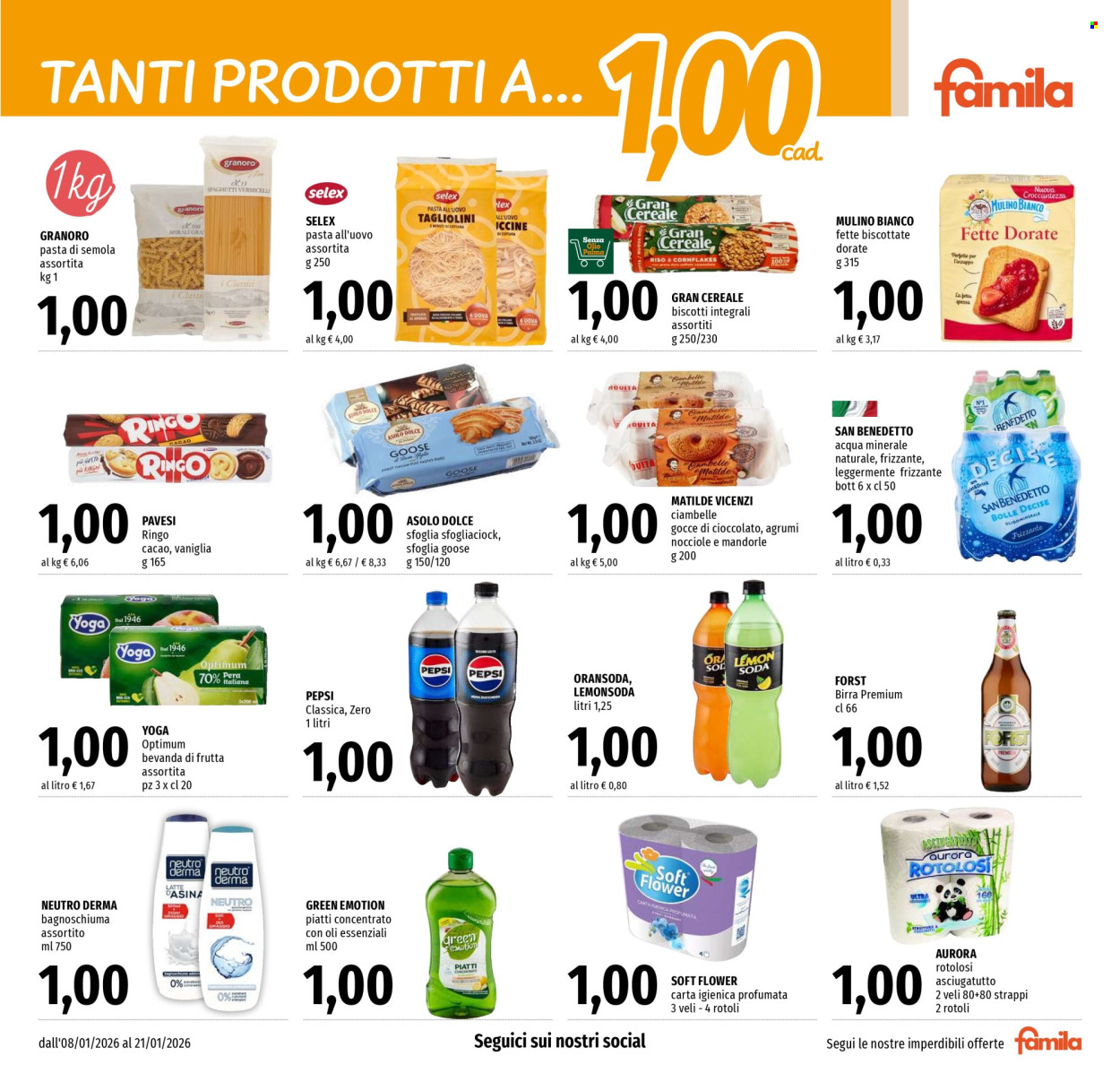 Volantino Famila - 8/1/2026 - 21/1/2026. Pagina 3