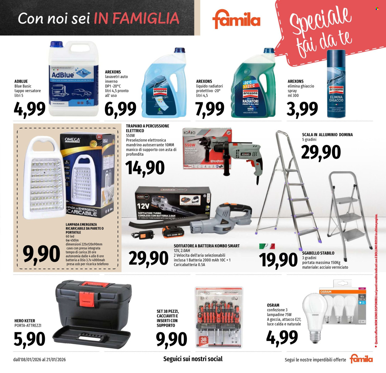 Volantino Famila - 8/1/2026 - 21/1/2026. Pagina 27