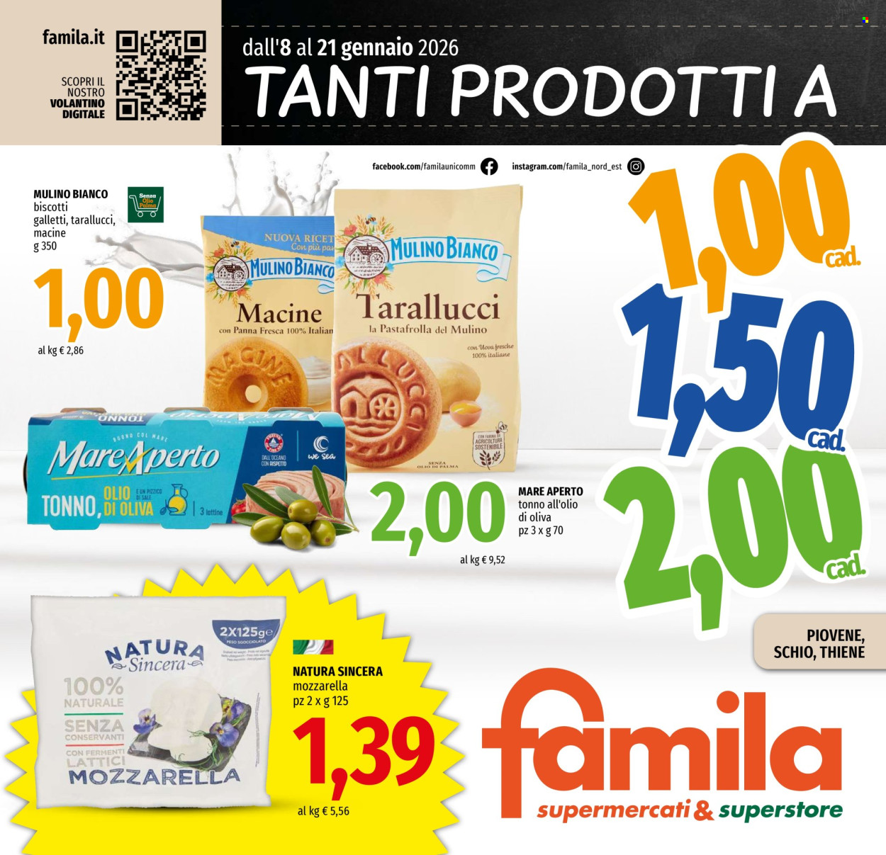 Volantino Famila - 8/1/2026 - 21/1/2026. Pagina 1