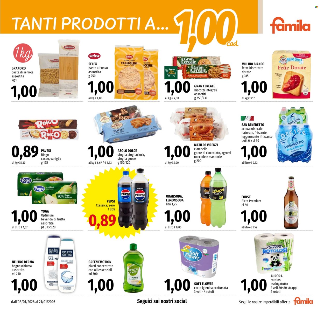 Volantino Famila - 8/1/2026 - 21/1/2026. Pagina 3