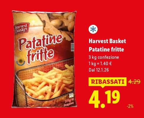 Harvest Basket Patatine fritte