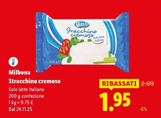 Milbona Stracchino cremoso