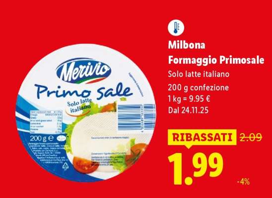 Milbona Formaggio Primosale