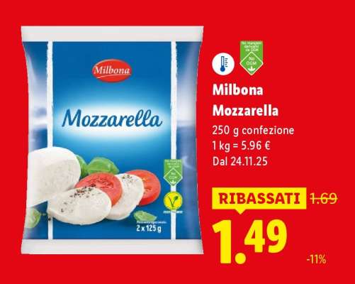 Milbona Mozzarella