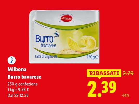 Milbona Burro bavarese