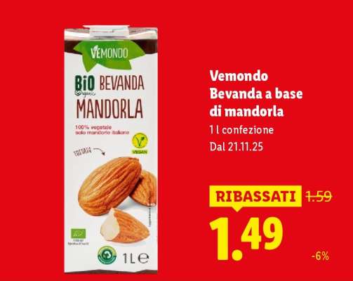 Vemondo Bevanda a base di mandorla