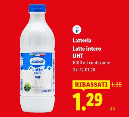 Latteria Latte intero UHT