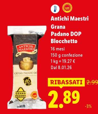 Antichi Maestri Grana Padano DOP Blocchetto