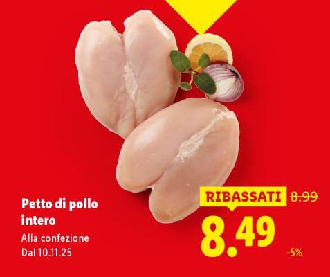 Petto Di Pollo Intero