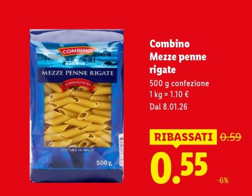 Combino Mezze penne rigate
