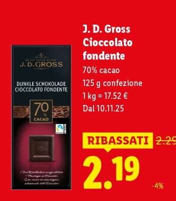J.D. Gross Cioccolato fondente