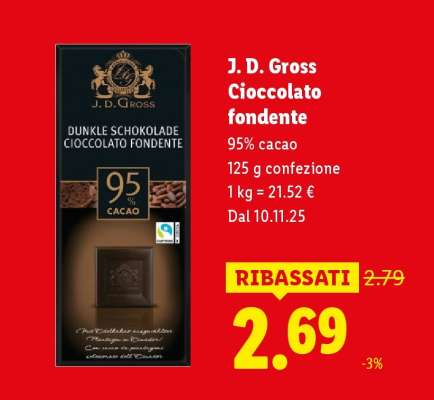 J.D. Gross Cioccolato fondente