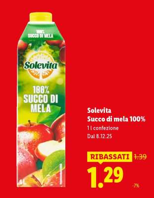 Solevita Succo di mela 100%