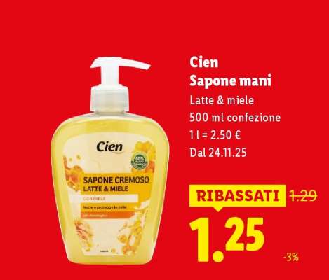 Cien Sapone mani