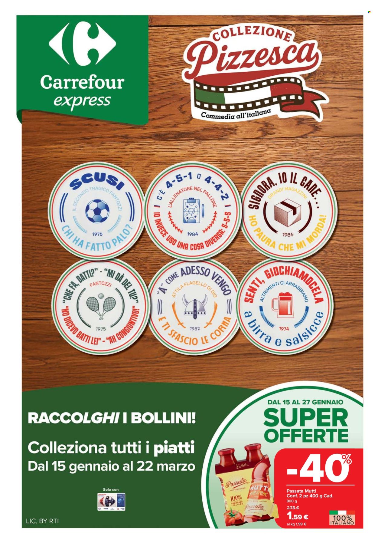 Volantino Carrefour - 15/1/2026 - 27/1/2026. Pagina 1