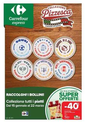 Volantino Carrefour - 15/1/2026 - 27/1/2026.