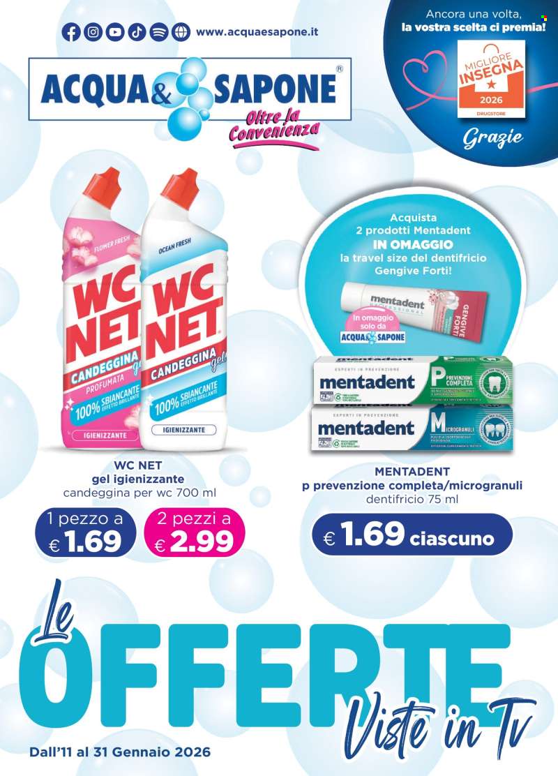Volantino Acqua & Sapone - 11/1/2026 - 31/1/2026.