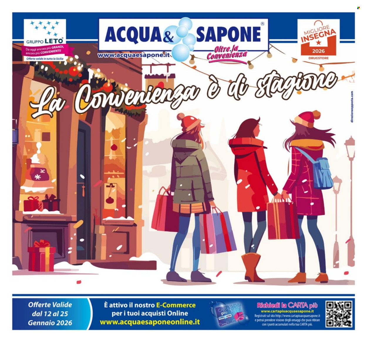 Volantino Acqua & Sapone - 12/1/2026 - 25/1/2026. Pagina 1