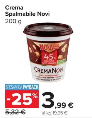 Crema Spalmabile Novi