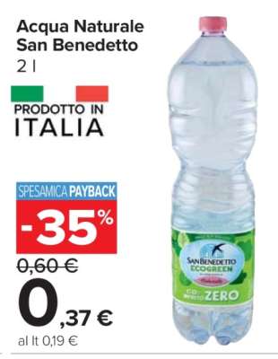 Acqua Naturale San Benedetto