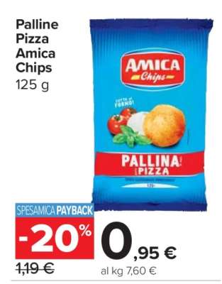 Palline Pizza Amica Chips