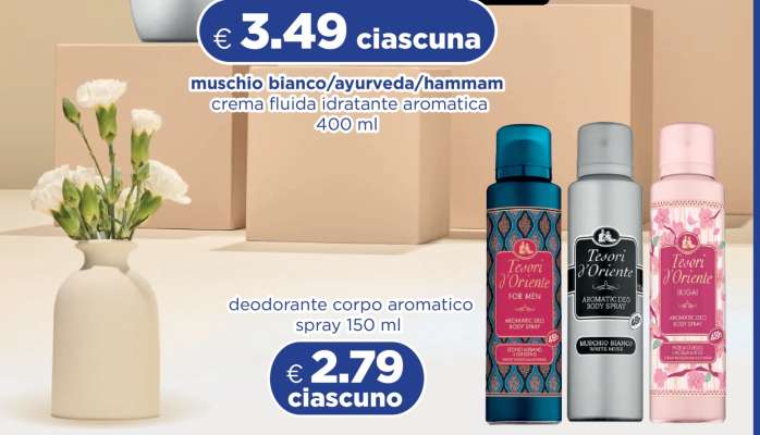 Tesori d'Oriente crema fluida idratante aromatica