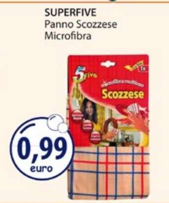SUPERFIVE Panno Scozzese Microfibra