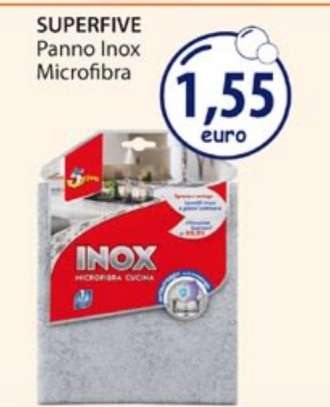 SUPERFIVE Panno Inox Microfibra