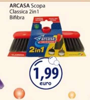 ARCASA Scopa Classica 2in1 Bifibra