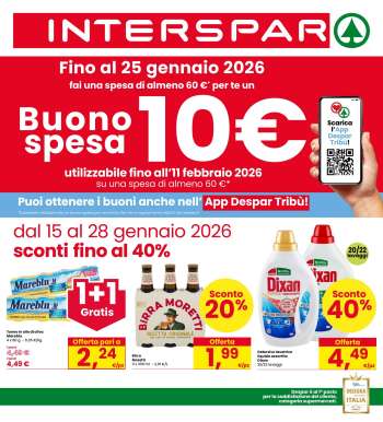 Volantino Interspar - 15/1/2026 - 28/1/2026.