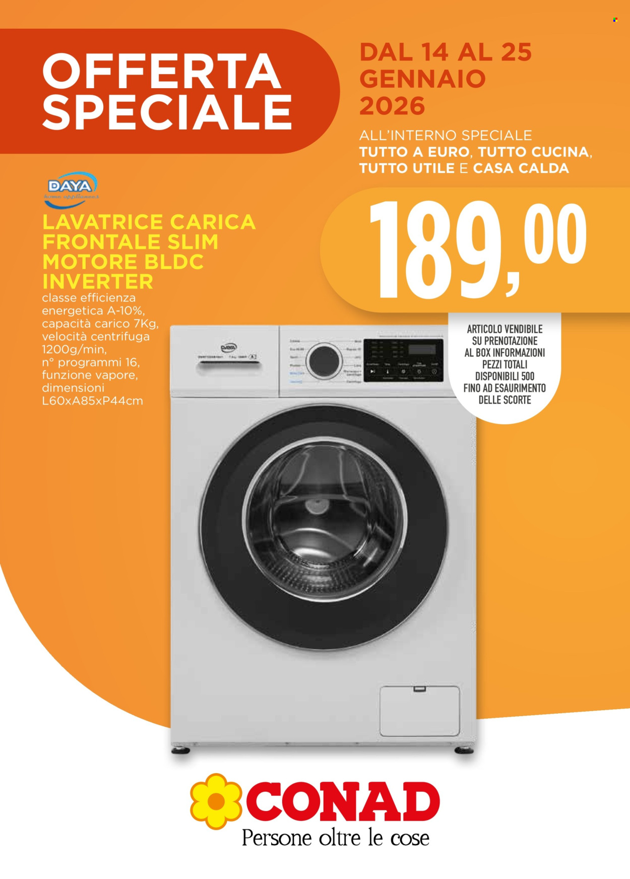 Volantino Conad - 14/1/2026 - 25/1/2026. Pagina 1