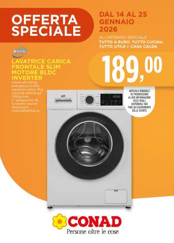 Volantino Conad - 14/1/2026 - 25/1/2026.