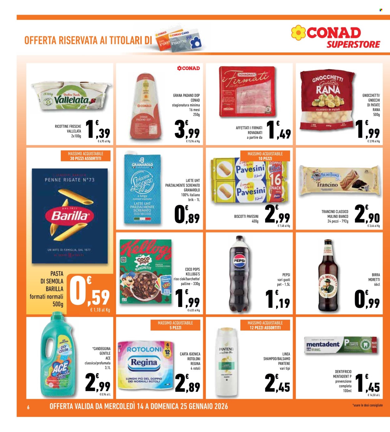 Volantino Conad - 14/1/2026 - 25/1/2026. Pagina 6