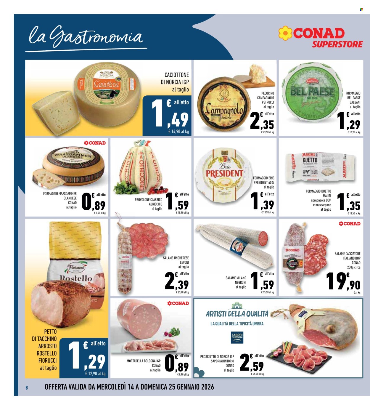 Volantino Conad - 14/1/2026 - 25/1/2026. Pagina 8
