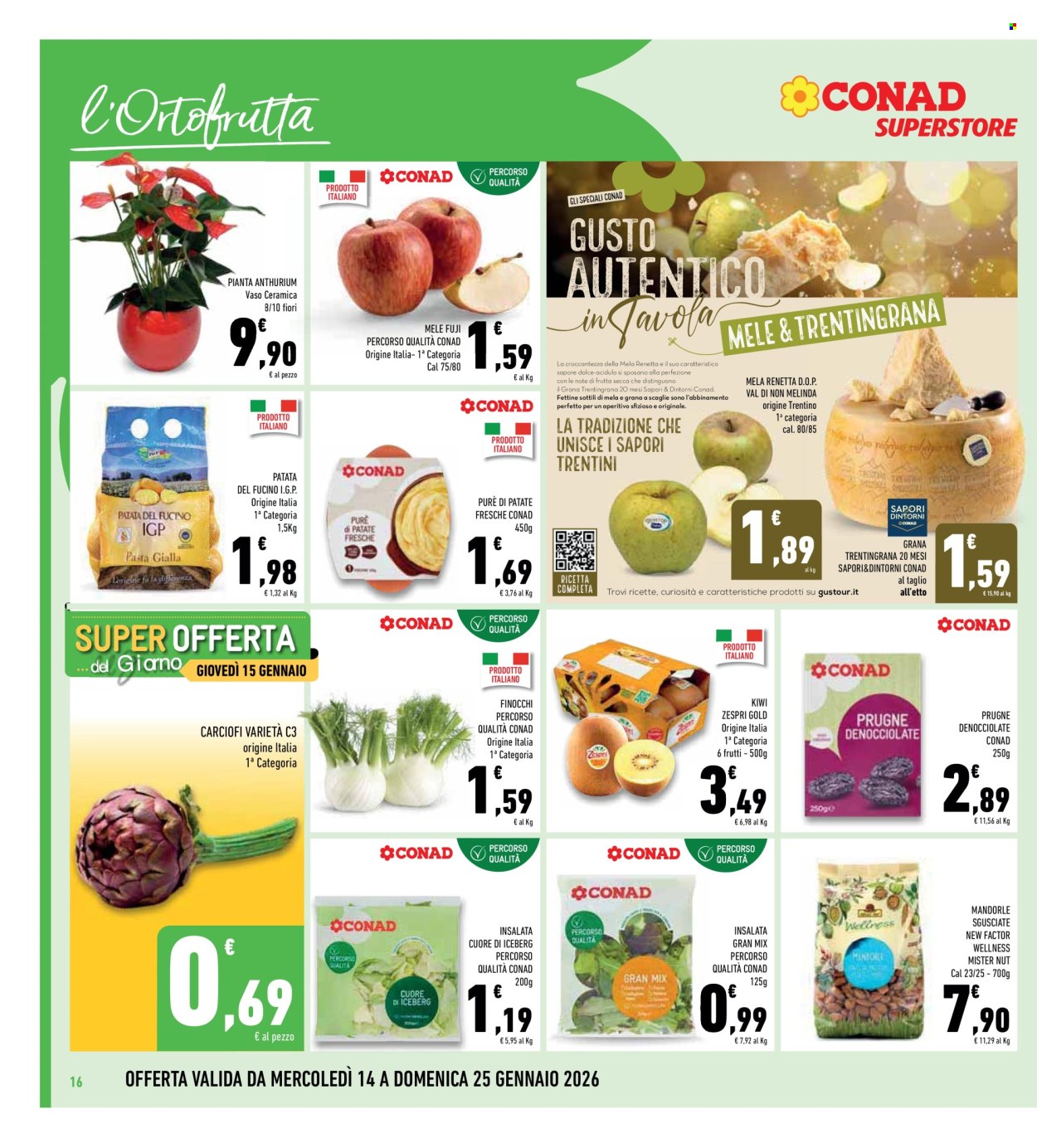 Volantino Conad - 14/1/2026 - 25/1/2026. Pagina 16