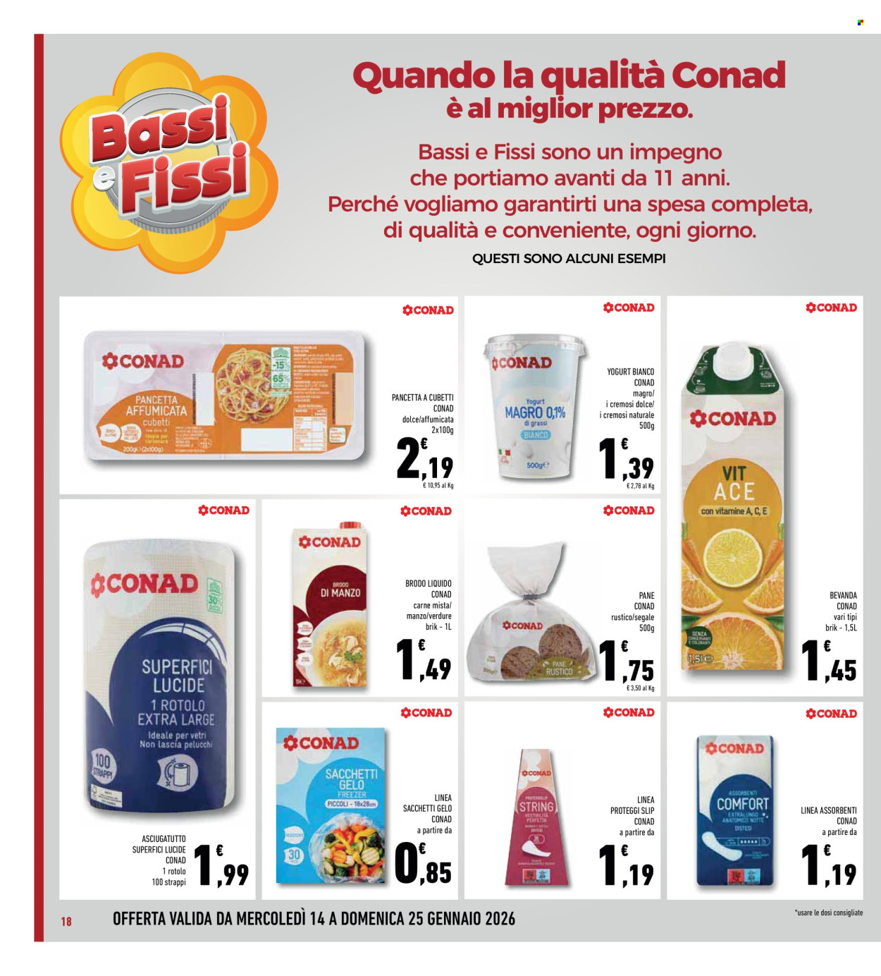 Volantino Conad - 14/1/2026 - 25/1/2026. Pagina 18