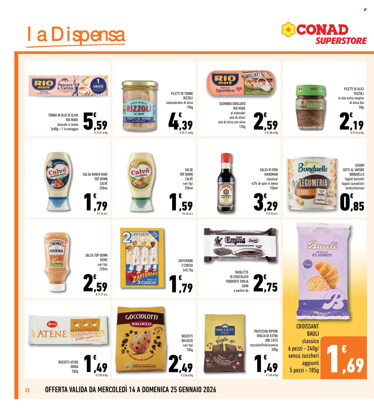 Volantino Conad - 14/1/2026 - 25/1/2026. Pagina 22