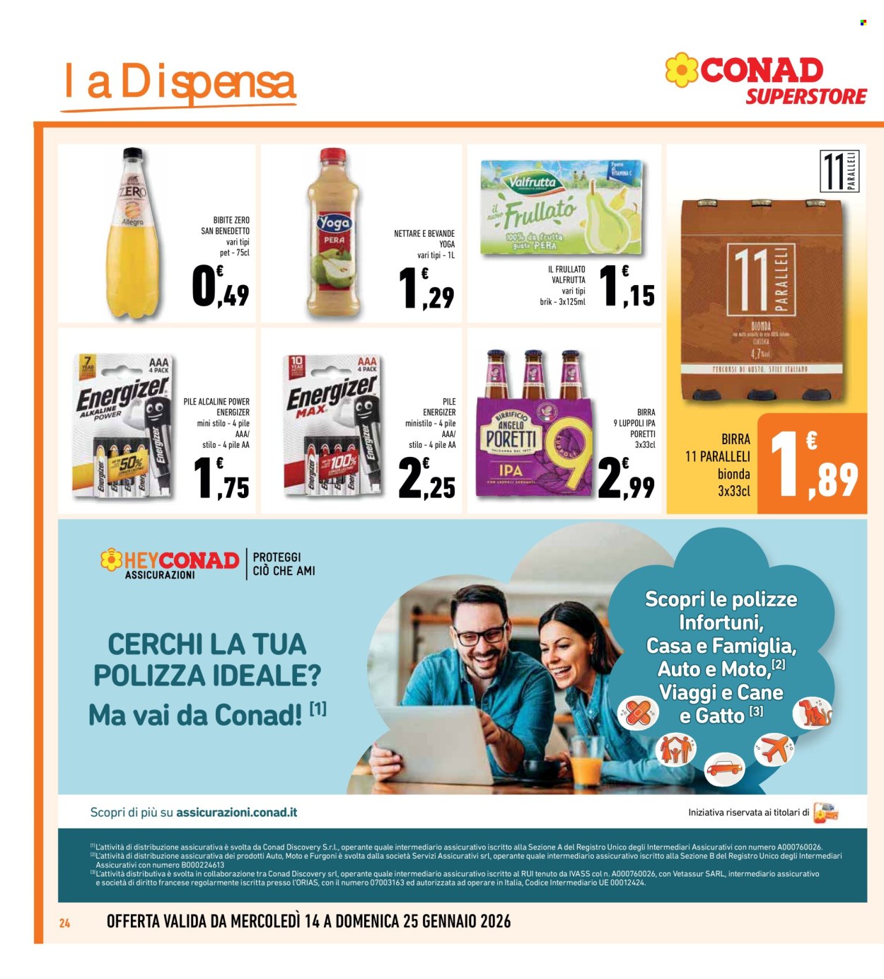 Volantino Conad - 14/1/2026 - 25/1/2026. Pagina 24