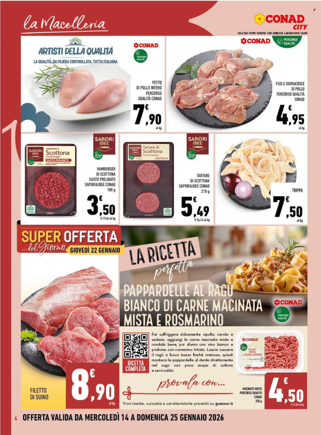 Volantino Conad - 14/1/2026 - 25/1/2026. Pagina 4