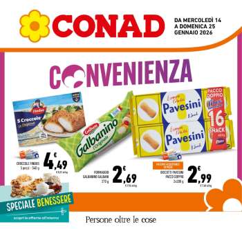 Volantino Conad - 14/1/2026 - 25/1/2026.