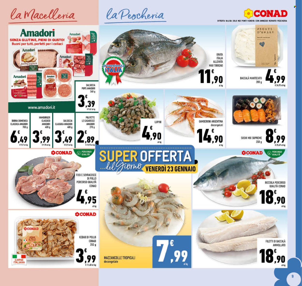 Volantino Conad - 14/1/2026 - 25/1/2026. Pagina 9