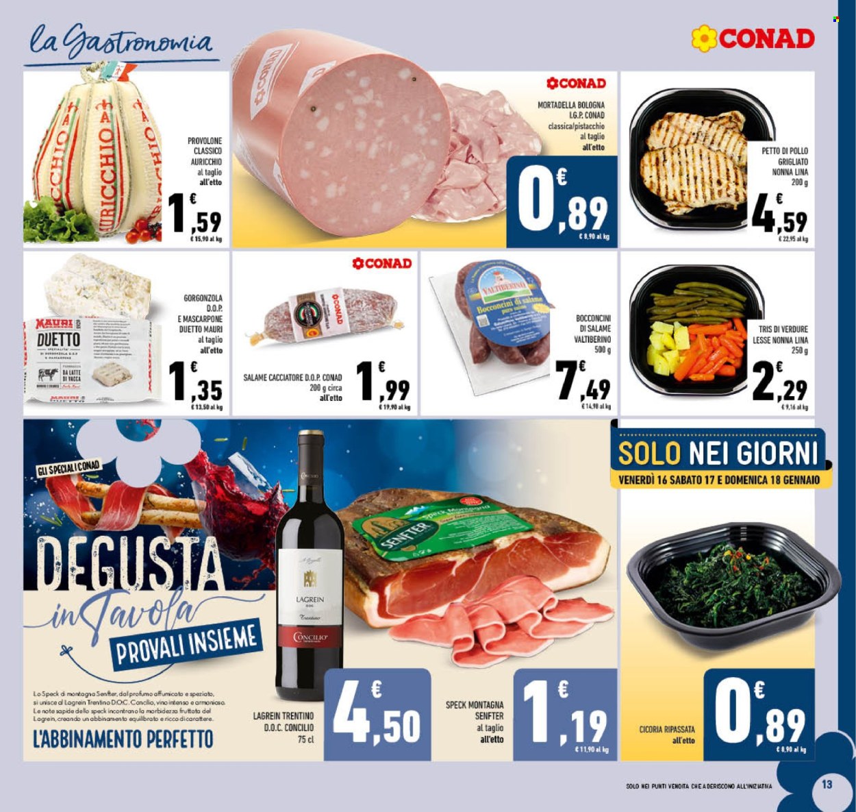Volantino Conad - 14/1/2026 - 25/1/2026. Pagina 13