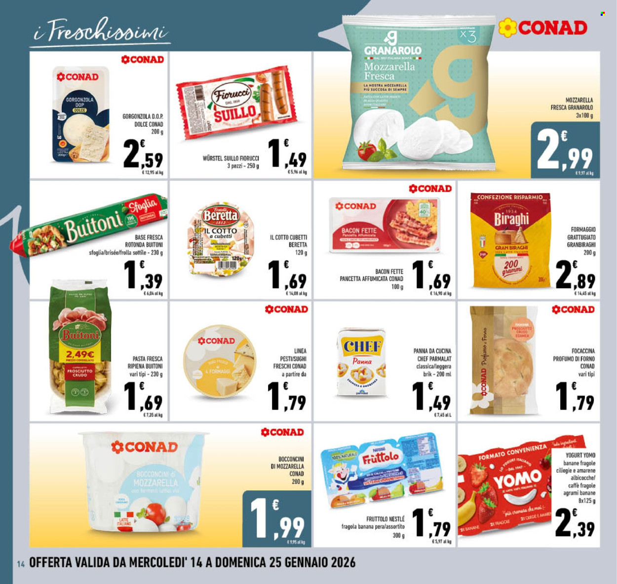 Volantino Conad - 14/1/2026 - 25/1/2026. Pagina 14